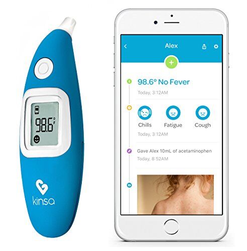 OCCObaby Clinical Digital Baby Thermometer - LCD, Flexible Tip, 10 Second  Quick Accurate Fever Alarm Rectal Oral & Underarm Use - Waterproof Baby