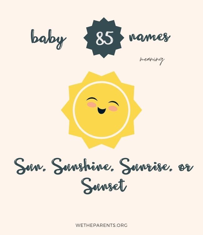Names Meaning Sun 